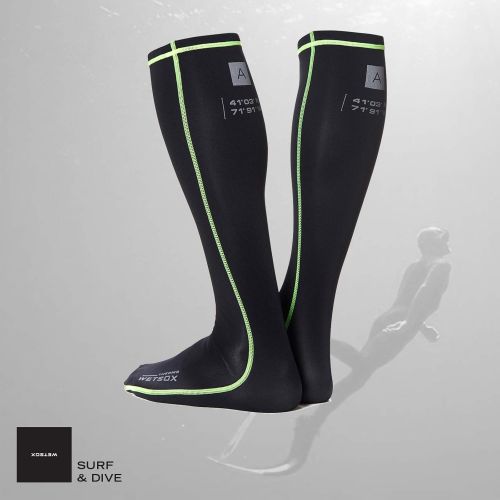  WETSOX Frictionless Suit & Boot Socks Slip Easily In & Out Of Gear (Insulted)