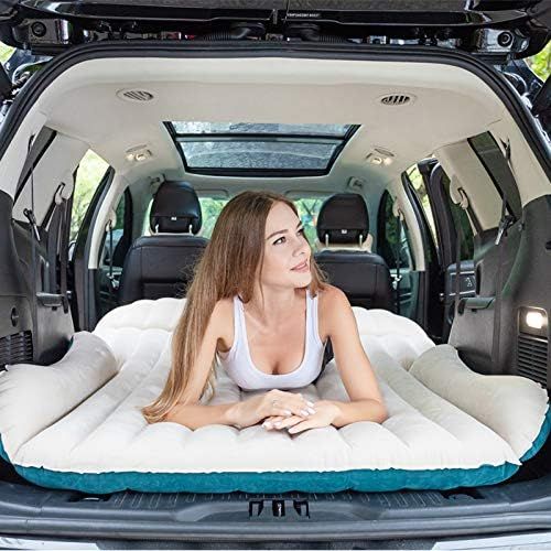  WEY&FLY SUV Air Mattress Thickened and Double-Sided Flocking Travel Mattress Camping Air Bed Dedicated Mobile Cushion Extended Outdoor for SUV Back Seat 4 Air Bags