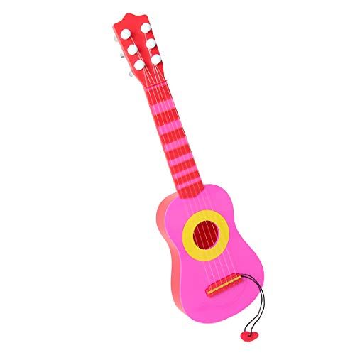  [아마존베스트]WEY&FLY Kids Toy Guitar 6 String, Baby Kids Cute Guitar Rhyme Developmental Musical Instrument Educational Toy for Toddlers