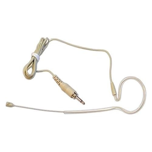  Weymic Tan 3.5mm Screw Single Ear Hook for Wireless Headset Microphone System -stealth Skin Color Earhook