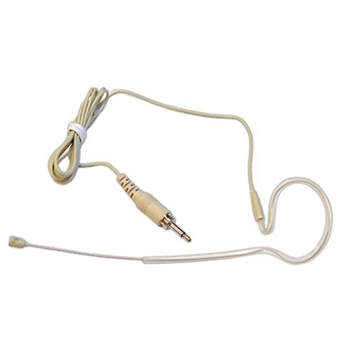  Weymic Tan 3.5mm Screw Single Ear Hook for Wireless Headset Microphone System -stealth Skin Color Earhook