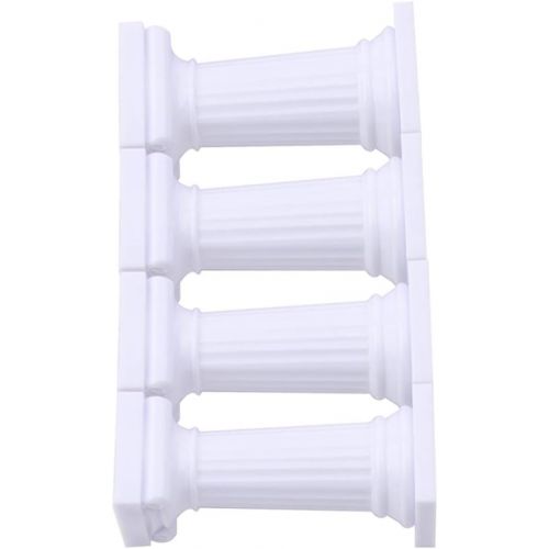  WElinks 12Pcs Grecian Pillars Cake Stand Support Plastic Cakes Fondant Holder Tools Valentines Day Cake Tier Separator Support Stand Decor Wedding Cake Stands Fondant Support Mold Cake Dec