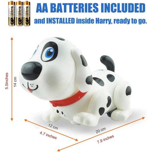  [아마존베스트]Electronic Pet Dog Interactive Puppy - Robot Harry Responds to Touch, Walking, Chasing and Fun Activities