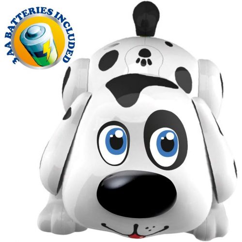  [아마존베스트]WEofferwhatYOUwant Electronic Pet Dog Harry. Batteries Included. Interactive Smart Puppy Toy Robot Responds to Touch, Walks, Barks, Sings, Dances, Chasing Fun Activities.