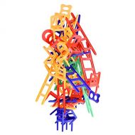 [아마존베스트]WEofferwhatYOUwant Chairs and Ladders Family Game - Stacking Balance Game. 44 Individual Pieces.