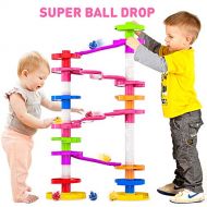 [아마존베스트]WEofferwhatYOUwant Super Ball Drop with Double Bridge and Spacers for High and More Stable Structures for Advanced Babies Toddlers and Preschool for Ages 10 Months to Adults
