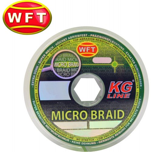  [아마존베스트]WFT Micro Braid KG Chartreuse 150 m Braided Fishing Line for Spin Fishing, Braided Line for Spin Fishing, Multifile Line