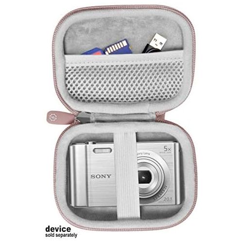  WGear Digital Camera Case for Canon PowerShot ELPH180, ELPH 190, ELPH 350 HS, ELPH 310 HS, ELPH 360; Sony W800/S, DSCW830; AbergBest 21 Mega Pixels; Kodak FZ43, FZ53-BL;Lecran