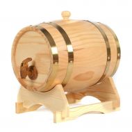 WHISKY 15 Liters Oak Storing Barrel Built-in Aluminum Foil Liner for Storing Your own Whiskey, Beer, Wine, Bourbon, Brandy, Hot Sauce & More 15L