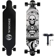 Longboard - 41 Inch Long Boards for Adults/Teenagers Girls/Kids Beginner/Pro Hybrid Freestyle Carving Cruising Longboards Skateboard with T-Tool