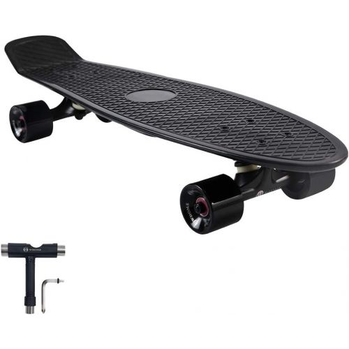  WHOME Skateboard Complete for Adults and Beginners - 27 Inch Cruiser Skateboard Complete for Cruising Commuting Rolling Around T-Tool Included