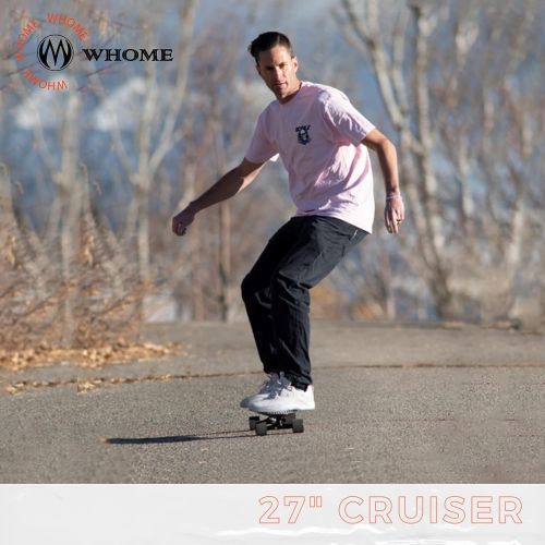  WHOME Skateboard Complete for Adults and Beginners - 27 Inch Cruiser Skateboard Complete for Cruising Commuting Rolling Around T-Tool Included