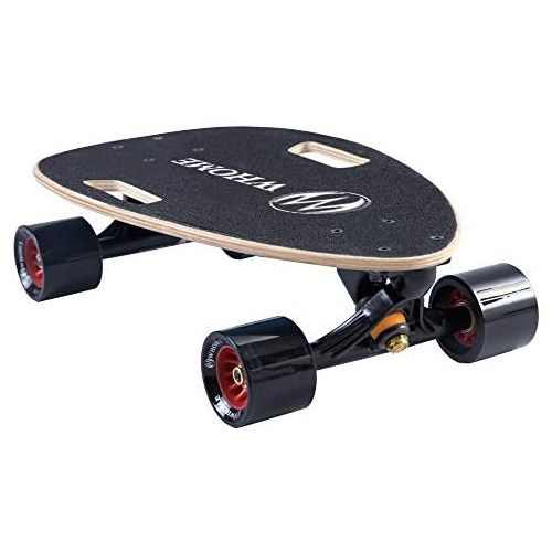  WHOME Pro Portable Skateboard for Adult Youth Kid and Beginner - 17 Mini Longboard Cruiser Skateboard Complete 7 Layer Alpine Hard Rock Maple Deck T-Tool Included