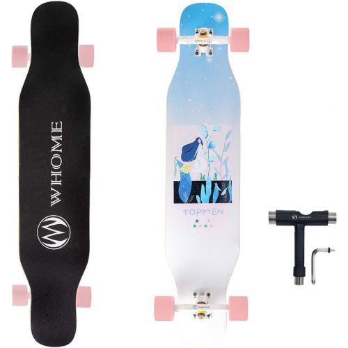  WHOME PRO Dancing Longboards Complete for Adults and Beginners - 42 Inch Dancing Longboard Skateboards for Dancing Cruising Carving Freestyle 8 Layers Alpine Hard Rock Maple Deck I