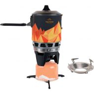 WILD-WIND Star X3 Outdoor Camping and Backpacking Stove Cooking System ( 1 Liter ) Portable Camping Stove with Piezo Ignition POT Support-Black