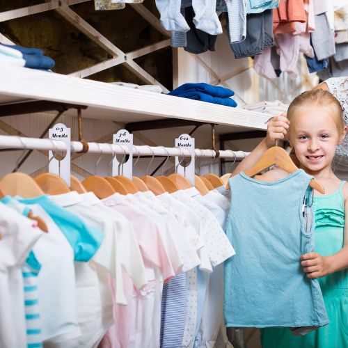  [아마존베스트]WILLBOND 8 Pieces Closet Dividers Baby Boy Girl Clothing Rack Size Dividers with Sizes Newborn to 18-24 Months