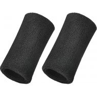 Willbond 6 Inch Wrist Sweatband Sport Wristbands Elastic Athletic Wrist Bands for Sports 2 Pieces