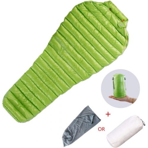  WIND HARD Goose Down Sleeping Bag Ultralight Mummy Bag with Lightweight Compression Sack 800 Fill Power 11 Degree 52F