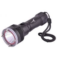 WINDFIRE WindFire 100M Underwater Super Bright 2000 Lumens Cree XM-L T6 U2 LED Scuba Diving Flashlight Underwater Waterproof Torch Submarine Light Lamp Torch 26650 Flashlight Lamp Light Tor