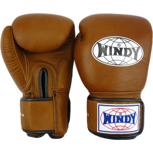  WINDY Windy Thai Style Training Gloves-12oz.-Natural Leather