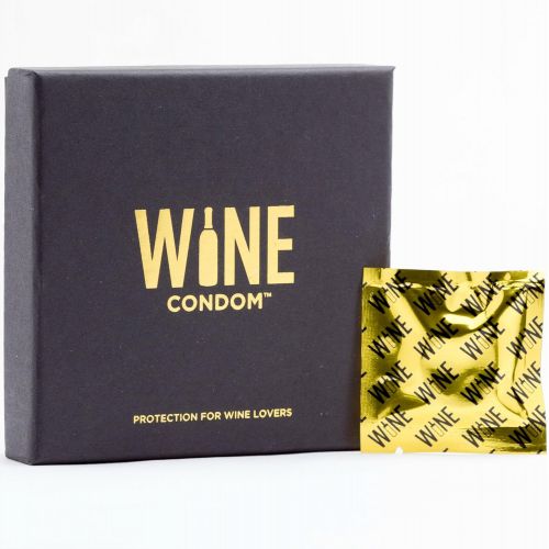  [아마존베스트]The Original Wine Condoms | Wine & Beverage Bottle Stopper | Air-Tight Grip | Prolong Beverage Freshness | FUNctional Novelty Gift | Food Grade 100% Rubber Latex | Tuxedo Black | S