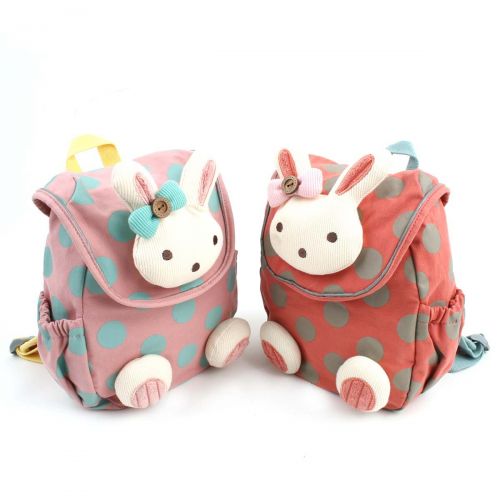  WINGHOUSE Little Girls Animal Rabbit School Bag Safety Harness Walking Belt Backpack Light Pink
