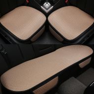 WINGOFFLY UHeng 3 PCS Car Seat Covers Pad Ice Silk Non-Slip Breathable Cushion Mats