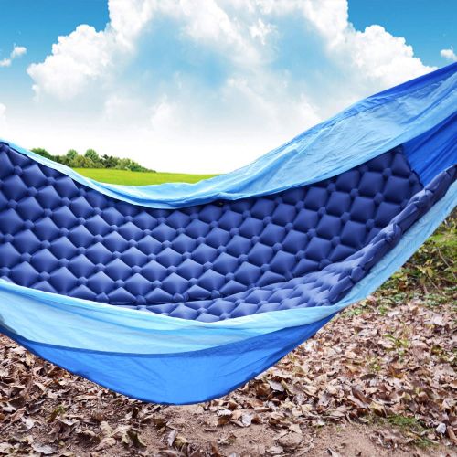  WINNER Camping Sleeping Pad for 2 Person - Inflatable Sleeping Pad, Ultralight Sleeping Mat Come with Connect Buckles, Ultralight Air Sleeping Pad, Folding Camping Mat for Outdoor Backpac