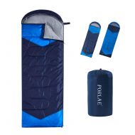 WINNER PORLAE Camping Sleeping Bag Envelope Lightweight Portable Waterproof Comfort with Compression Sack Great for Traveling Hiking and Outdoor Activities (Single)
