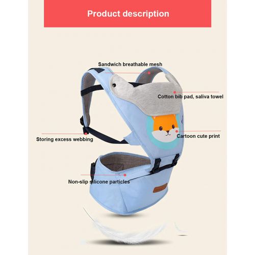  WINNUO Multifunctional Baby Waist Stool Strap,Ergonomic Baby Carrier, Cute Animal Printing Adjustable...