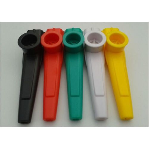  [아마존베스트]WINOMO 10PCS Plastic Kazoos Musical Instruments Flutes for Kids Children - Assorted Color