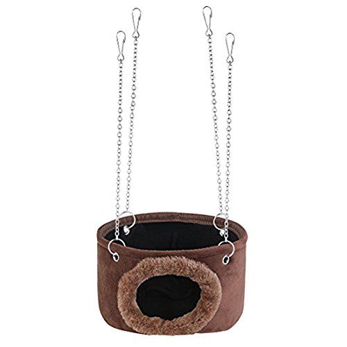  WINOMO Pet Hammock Hamster Hanging Toy Snuggle Hut for Squirrel, Chinchilla, Guinea, Pig, Rat, Mice, Small