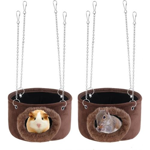  WINOMO Pet Hammock Hamster Hanging Toy Snuggle Hut for Squirrel, Chinchilla, Guinea, Pig, Rat, Mice, Small