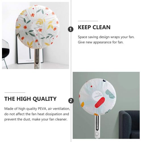  [아마존베스트]WINOMO Pack of 2 Fan Protective Cover Dustproof Fan Protector Safety Stand Fan Protective Case Washable Fan Finger Protector 45 x 45 x 15 cm