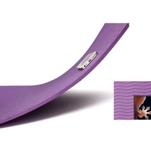  WINOMO TPE6mm Eco-Friendly Yoga Mat Portable Anti-slip Yoga Fitness Pad 183x61x0.6cm (Dark Purple)