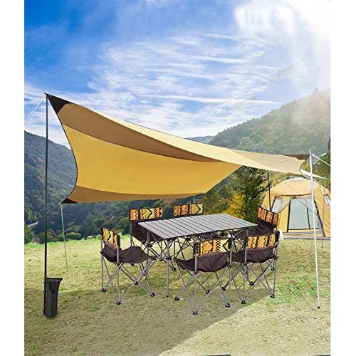  WINTENT Waterproof Large Camping Awning Tarp UV Protection Sun Shade Shelter Tent for 6-10 Persons or SUV Car