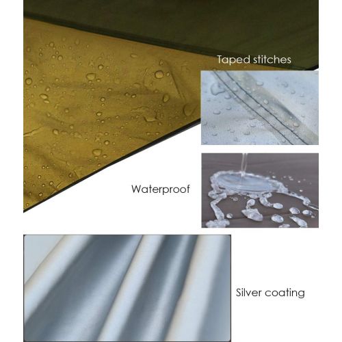  WINTENT Waterproof Large Camping Awning Tarp UV Protection Sun Shade Shelter Tent for 6-10 Persons or SUV Car