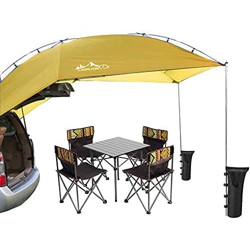  WINTENT Large Camping Trailer Awning Car Awning Tent Sun Shelter Light for 4 Persons (11.5ft x 7.9ft)