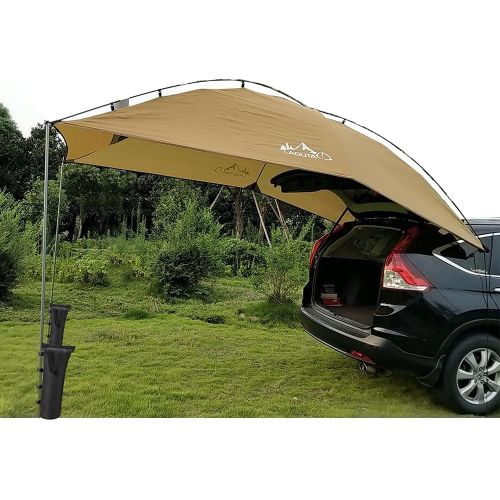  WINTENT Large Camping Trailer Awning Car Awning Tent Sun Shelter Light for 4 Persons (11.5ft x 7.9ft)