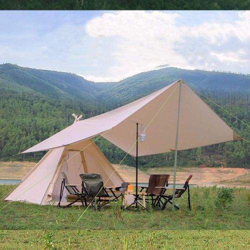  WINTENT Waterproof Cotton Canvas Teepee Tent with Stove Hole for 2-3 Persons