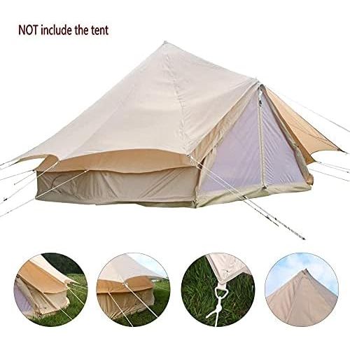  WINTENT Waterproof Large Cotton Canvas Camping Tent with Stove Jack and 2 Doors