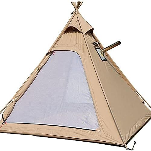  WINTENT Waterproof Cotton Canvas Teepee Tent with Stove Hole for 2-3 Persons