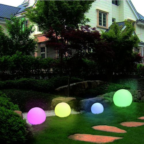  WIOR LED Decorative Ball, 5.9 Waterproof Rechargeable Mood Lamp, Color Changing Cordless Night Lights (Remote Control+RGB Color Changing+USB Cable+DC 5V Adapter+User Manual) Outdoo