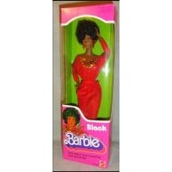 /WIOnlineAuctions VINTAGE 1979 First black Barbie doll disco afro red dress mattel 1293 new nrfb rare item!