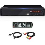 WISCENT DVD Player for TV, DVD/CD/MP3 Disc Player with Remote Control, All Regions Free, PAL/NTSC... (WST 977Black)