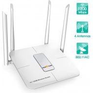 [아마존 핫딜]  [아마존핫딜]WISE TIGER Wifi Router AC 5GHz Wireless Router for Home Office Internet Gaming Compatible with Alexa