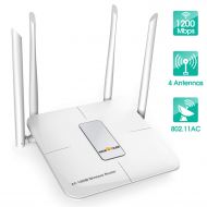 WISE TIGER Wifi Router AC 5GHz Wireless Router for Home Office Internet Gaming Compatible with Alexa