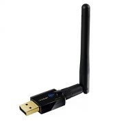 WISE TIGER Wifi Adapter Wireless N Adapter 300Mbps 2.4GHz Wifi Usb with High Gain External Antenna for Windows 10/8.1/8/7/XP/Vista/Mac OS X 10.6-10.13- Installation Fast, Just 3 Minutes