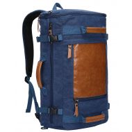 WITZMAN Men Vintage Canvas Rucksack Travel Duffel Backpack Retro Hiking Bag