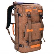 WITZMAN Canvas Backpack Vintage Travel Backpack Hiking Luggage Rucksack Laptop Bags